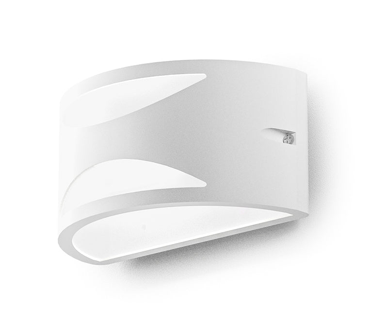GEALUCE Applique fascio sopra-sotto-frontale alluminio bianco-antracite-marrone diffusore metacrilico 1XE27 non incl. IP54 GEALUCE Applique fascio sopra-sotto-frontale alluminio bianco-antracite-marrone diffusore metacrilico 1XE27 non incl. IP54